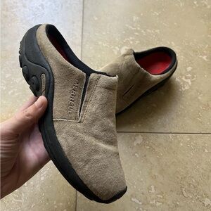 Merrell Womens Tan Jungle Slide Shoes Size US 8.5 UK 6 EUR 39